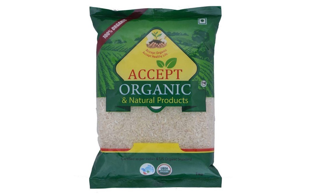 Accept Organic Sona Masoori Rice    Pack  1 kilogram